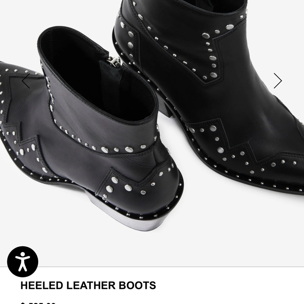 The Kooples HEELED LEATHER BOOTS